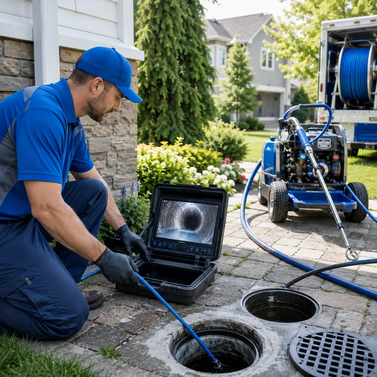 Outdoor drain cleaning professionals serving Earlsboro, OK